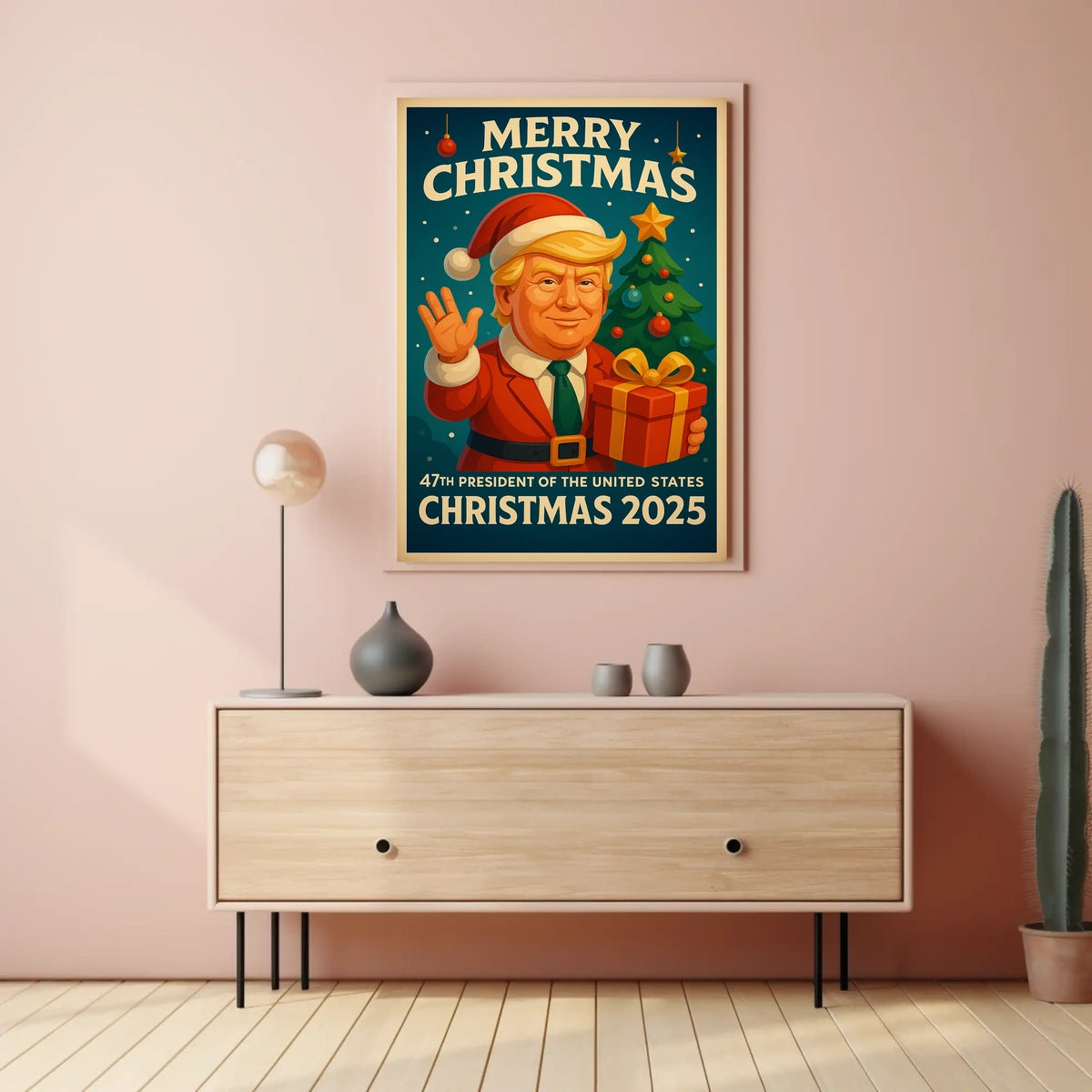 47th President Christmas 2025 Poster