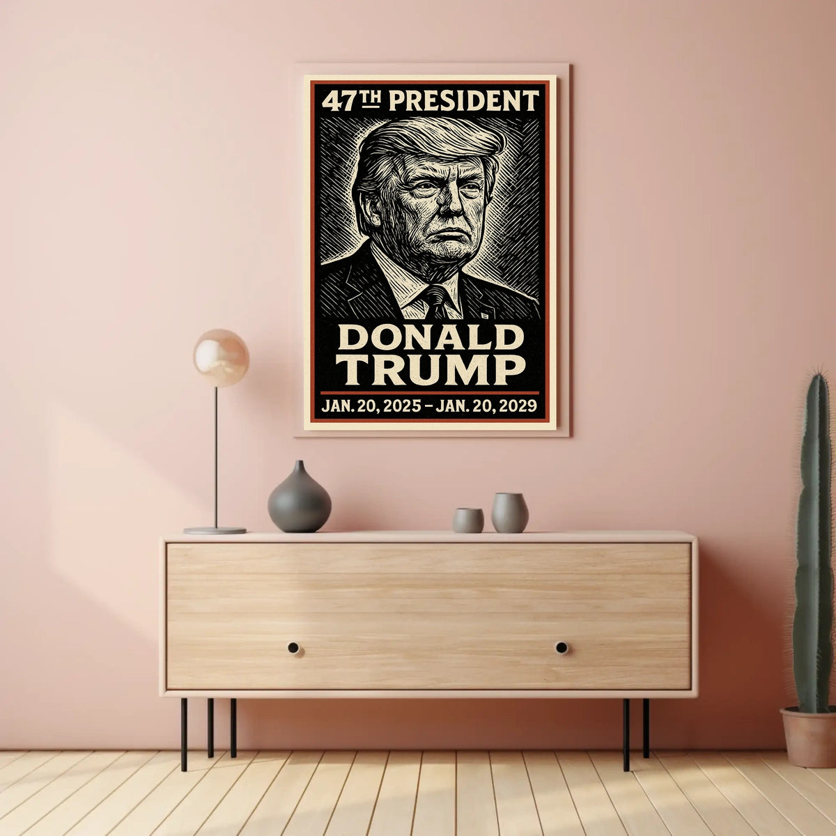 Donald Trump 47th President Poster