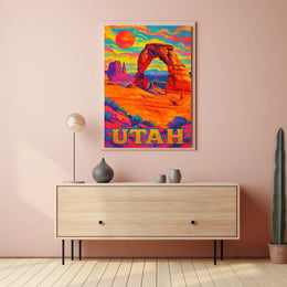 Vibrant Utah Landscape Poster