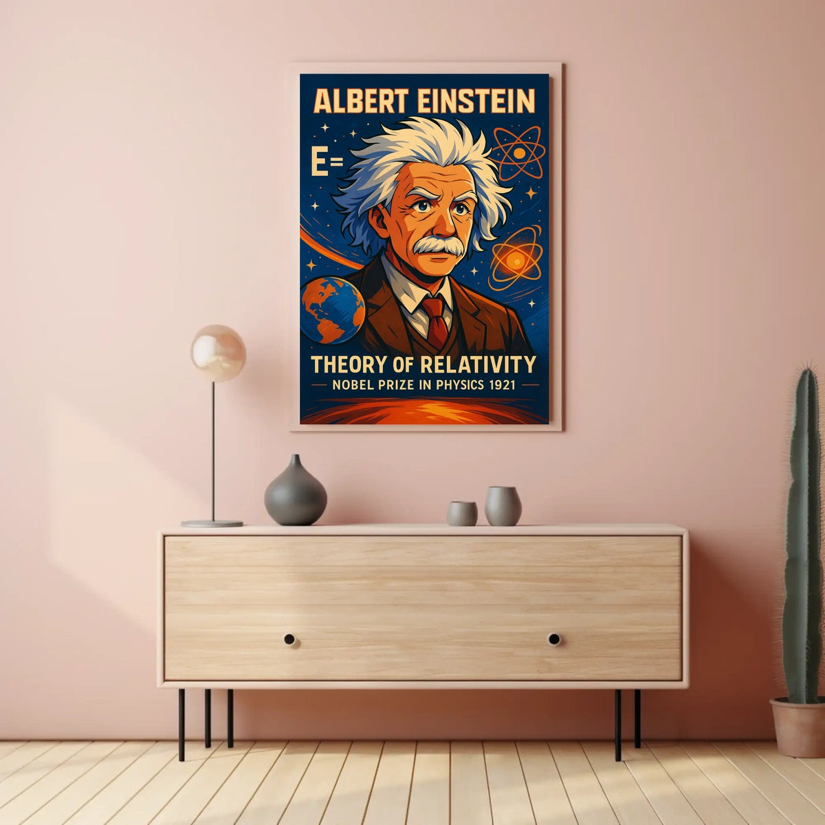 Albert Einstein Theory Of Relativity Poster