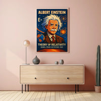 Albert Einstein Theory Of Relativity Poster