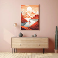 Tranquil Mountain Escape Poster PosterGoat