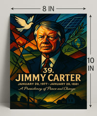 Jimmy Carter United States Leader Fine Art Print PosterGoat