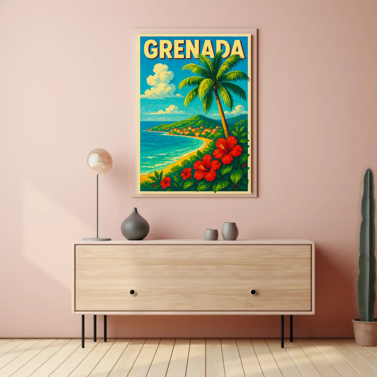 Grenada Tropical Paradise Poster