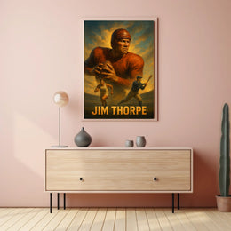 Jim Thorpe A Legendary Athlete Poster