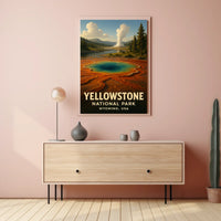 Yellowstone National Park Iconic Scenic Wilderness Inspired Nature Lovers Dream Poster