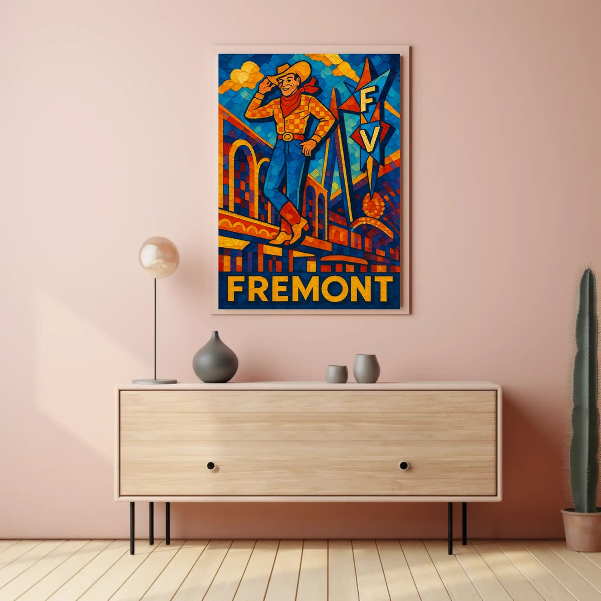 Fremont Cowboy Poster