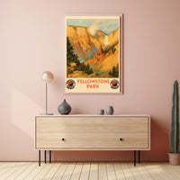 Yellowstone Park Scenic Poster PosterGoat