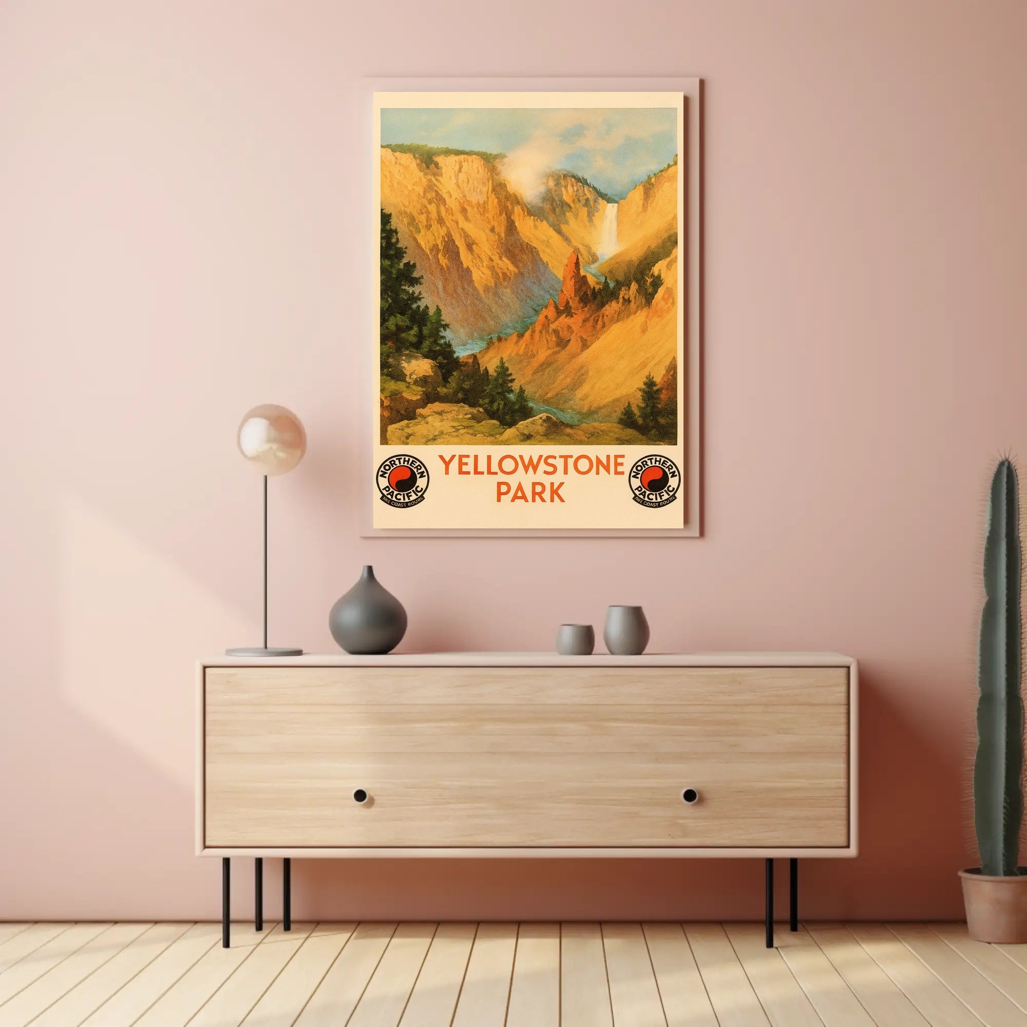 Yellowstone Park Scenic Poster PosterGoat