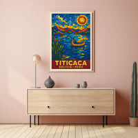 Titicaca Bolivia-Peru Poster
