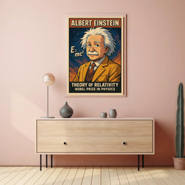 Albert Einstein Theory Of Relativity Poster