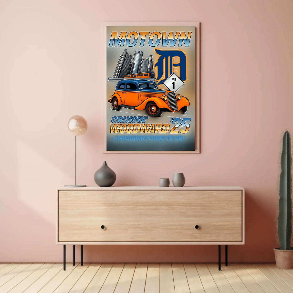 Motown Cruisin Woodward 25 Poster