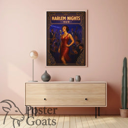 Harlem Nights Jazz Age Music or Concert Poster