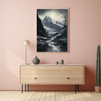 Majestic Snow-Capped Peaks National Park Poster