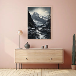 Majestic Snow-Capped Peaks National Park Poster