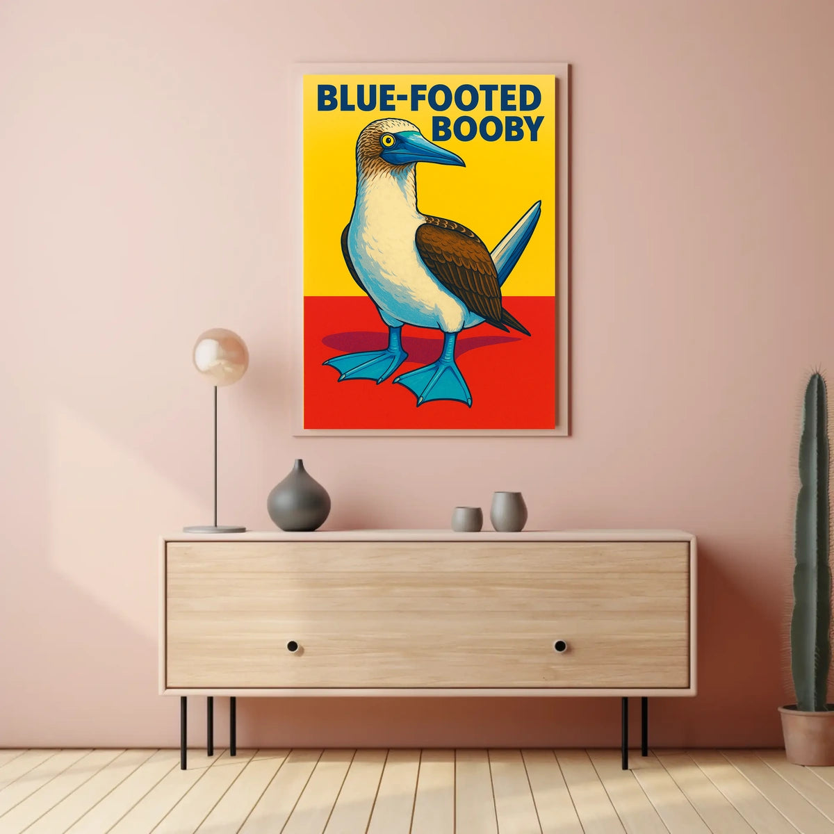 Blue-Footed Booby Poster