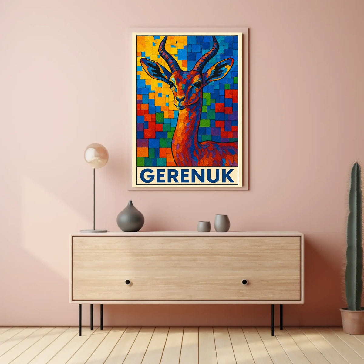 Gerenuk Art Poster