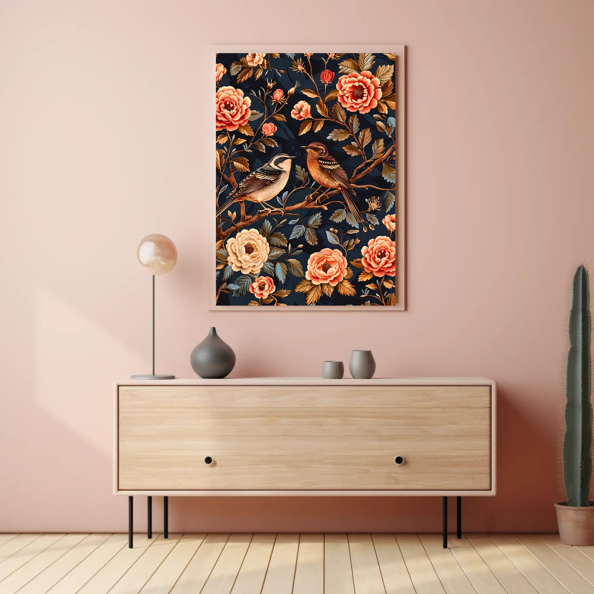 Enchanted Garden Wall Art Vintage Print