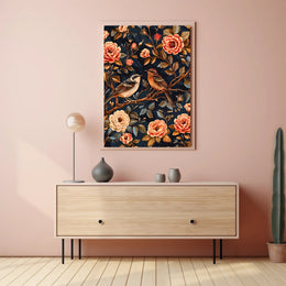 Enchanted Garden Wall Art Vintage Print
