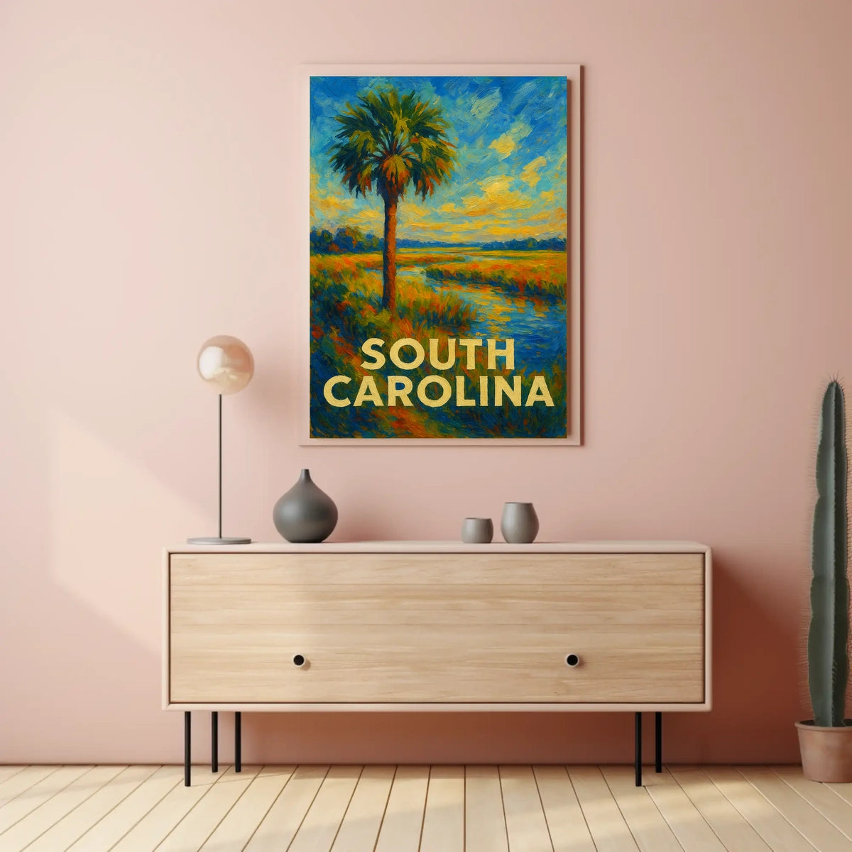 South Carolina Landscape Poster