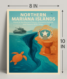 Northern Mariana Islands Cultural and Heritage Poster