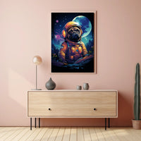 Cosmic Canine Adventure Poster