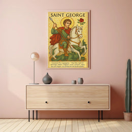 Saint George Patron Saint Poster PosterGoat
