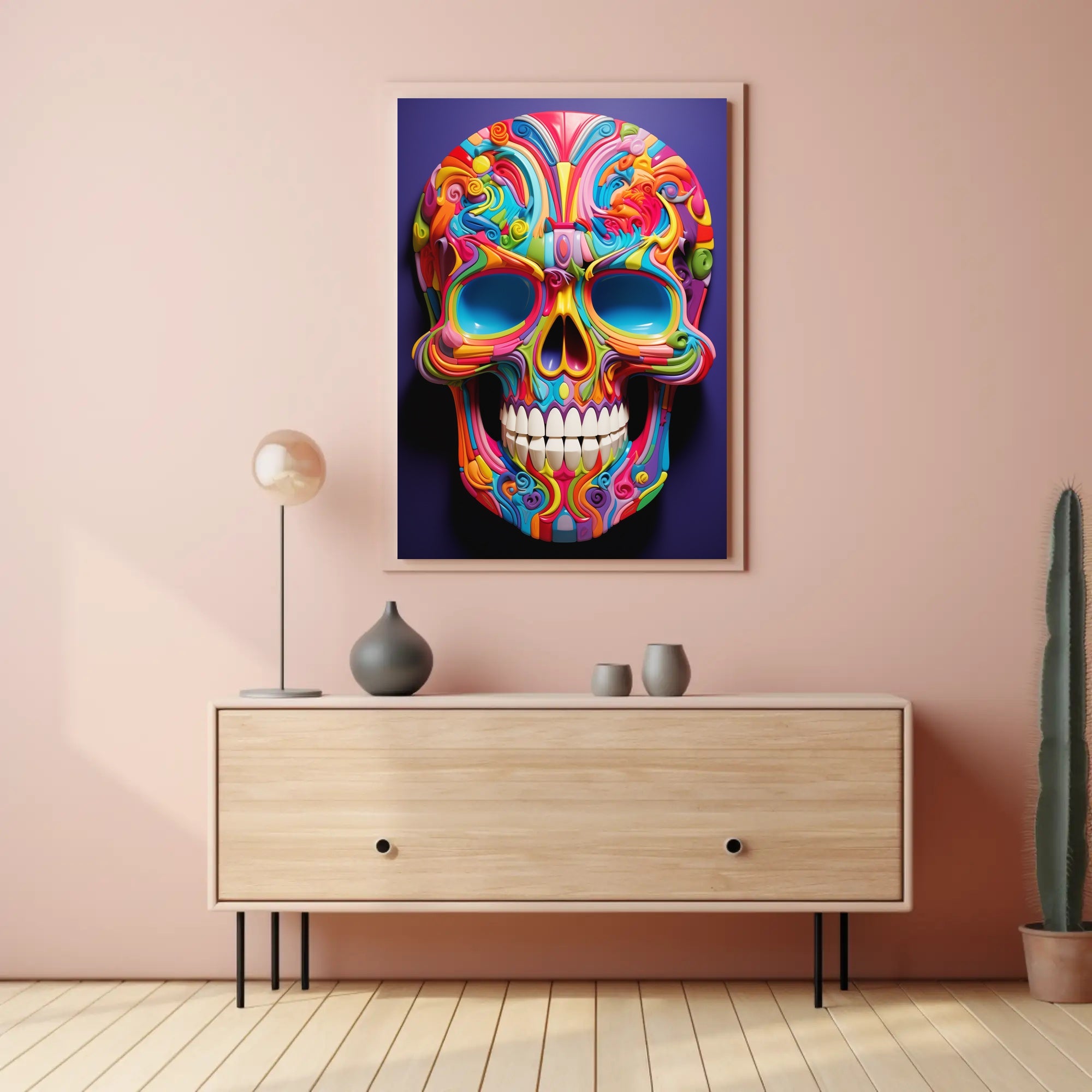 Day of the Dead Cultural Heritage Poster Wall Art