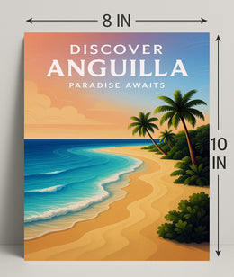 Discover Anguilla Paradise Awaits Poster PosterGoat