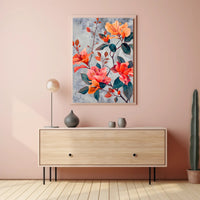 Vibrant Floral Elegance Wall Art Print