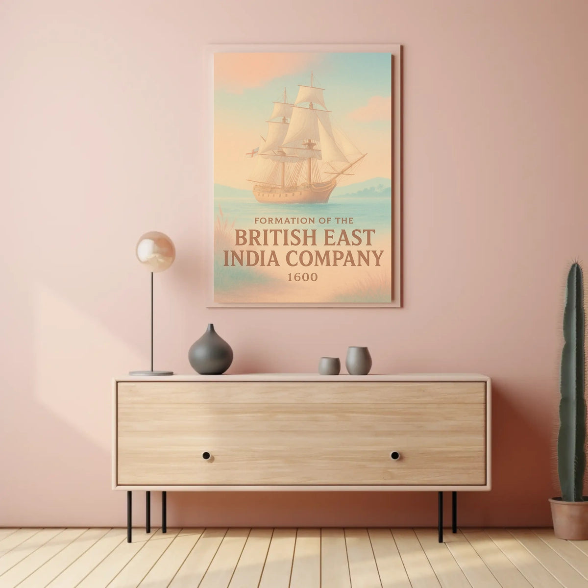 Formation of the British East India Company Poster