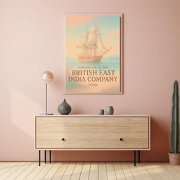 Formation of the British East India Company Poster