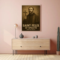 Saint Felix Of Spoleto Poster