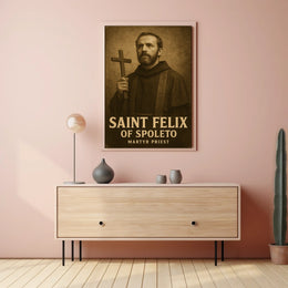 Saint Felix Of Spoleto Poster
