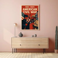 American Civil War 1861-1865 Poster