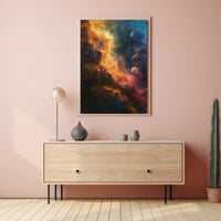 Ethereal Cosmic Nebula Photorealistic Space or Astronomy Poster PosterGoat