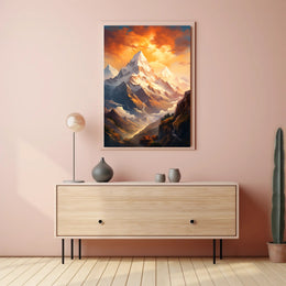 Majestic Mountain Landscape Poster
