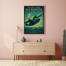 Boeing XPBB Sea Ranger Vintage Aviation Poster