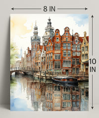 Reflections Of Amsterdam Poster