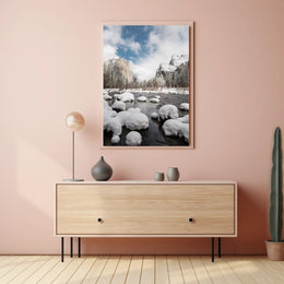 Winter Wonderland in Tranquil Yosemite National Park Poster