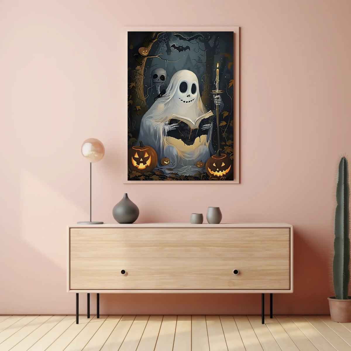 Ghostly Tales in the Pumpkin Patch Poster