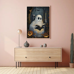 Ghostly Tales in the Pumpkin Patch Poster