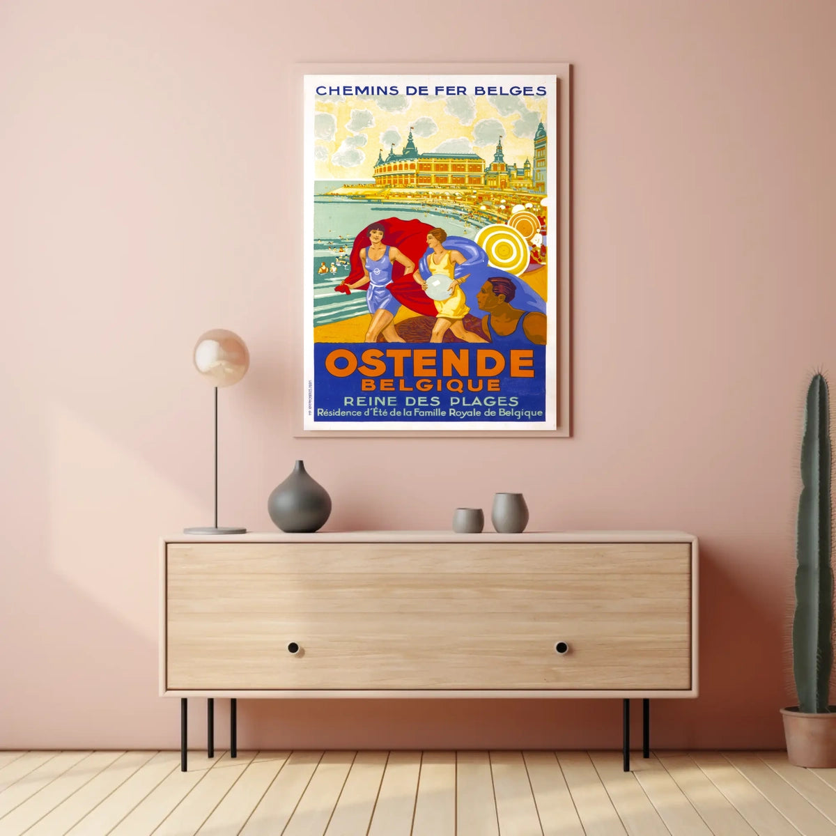 Ostende Queen Of The Beaches Poster