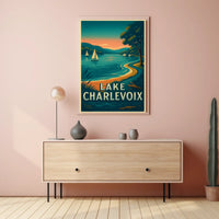 Lake Charlevoix Serenity Travel Poster