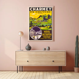 Charmey in Gruyère Poster