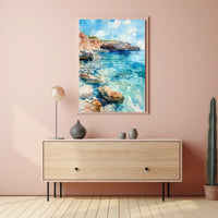 Malta Blue Lagoon Comino Island View Poster