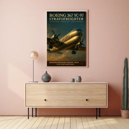 Boeing 367 YC-97 Stratofreighter Poster