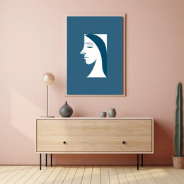 Vintage-Inspired Abstract Art Poster