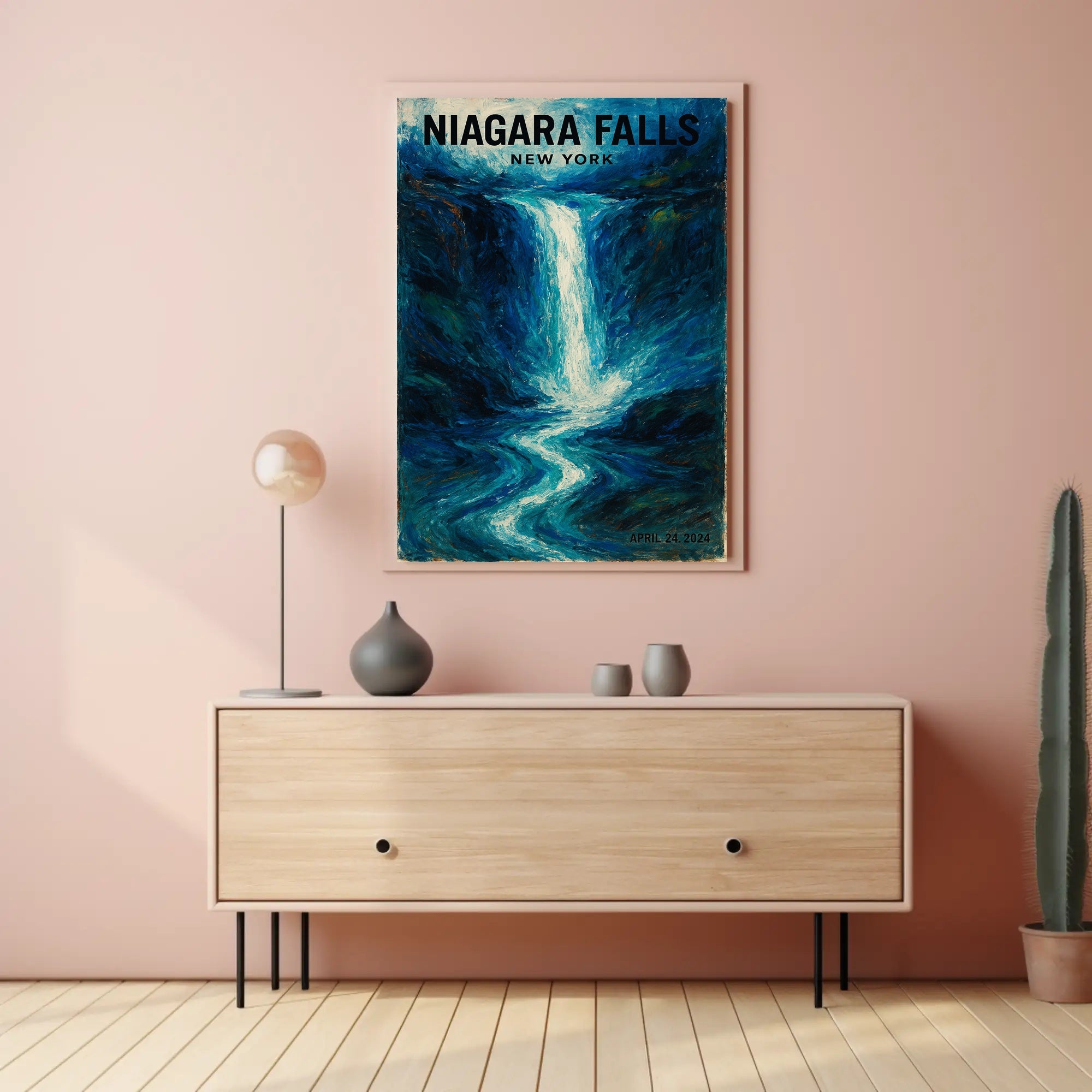 Niagara Falls Adventure Travel Poster