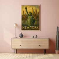 New York Iconic Cityscape Poster